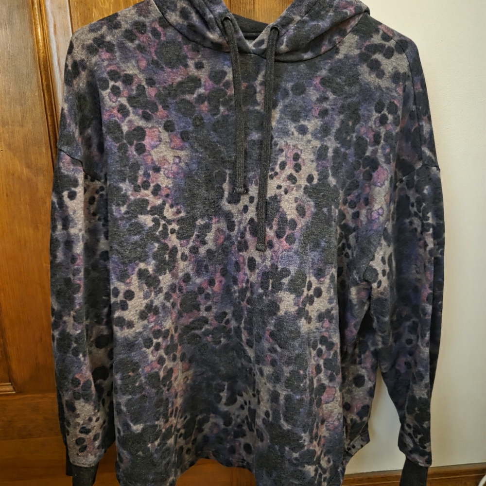 Torrid Dark Multicolor Patterned Hoodie